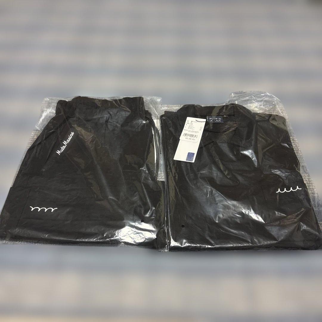 ムータマリン ポロシャツセットアップ L ブラック