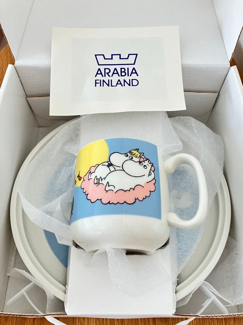 【廃盤品レア♡】　新品箱付き　アラビア　ムーミン　チルドレンセット