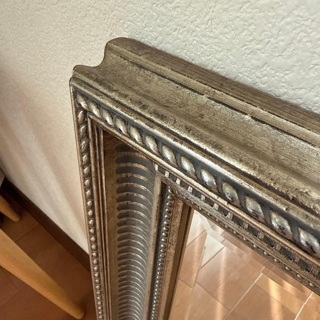 アンティーク調　ミラー 長方形　中型