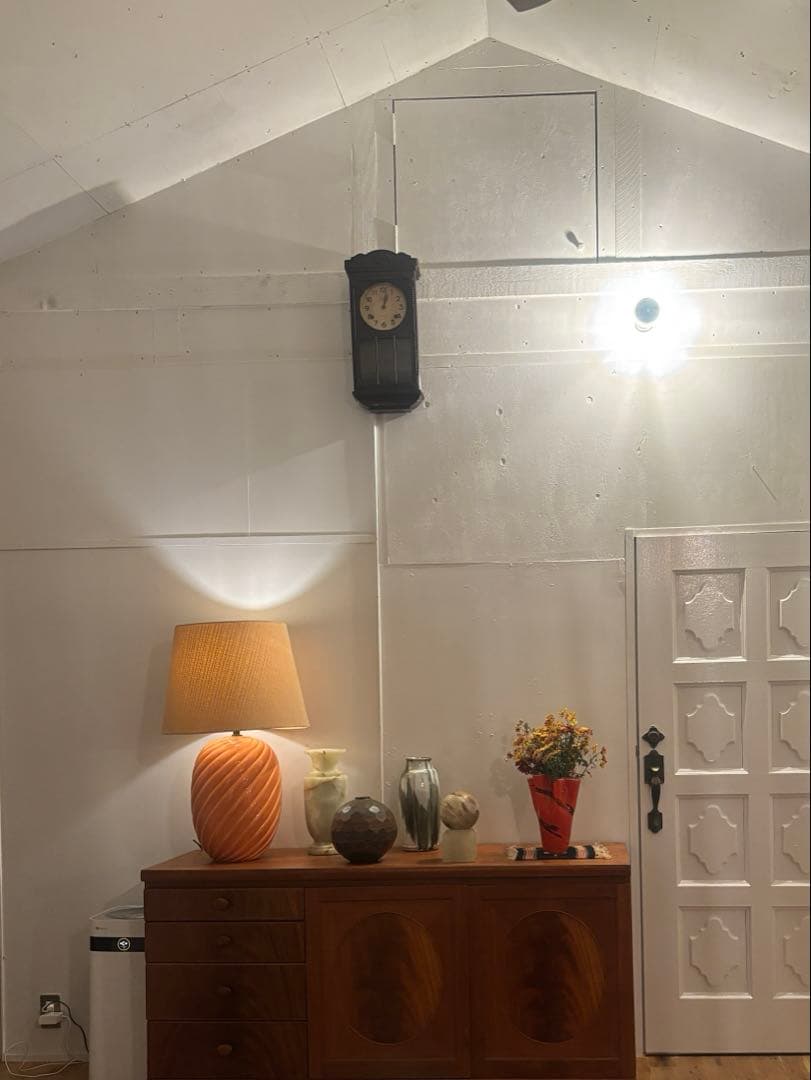 昭和レトロ DAIA 振り子時計 ゼンマイ式 木製古道具 アンティーク 掛け時計