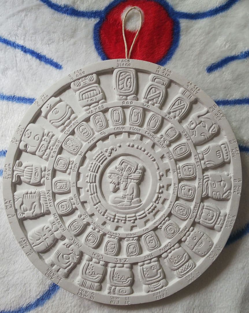 マヤ暦、アステカ、カレンダー、壁掛け、民芸品、彫刻