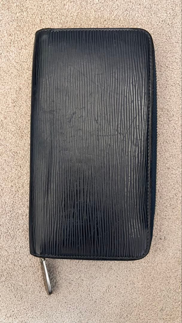 LOUIS VUITTON エピ ジッパーウォレット アンディゴブルー