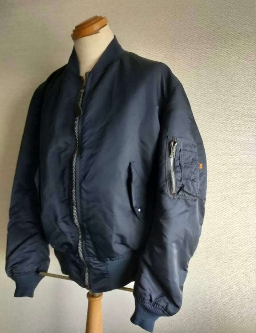 ノ*ー様 90s USA製 ALPHA INDUSTRIES MA-1 フライト