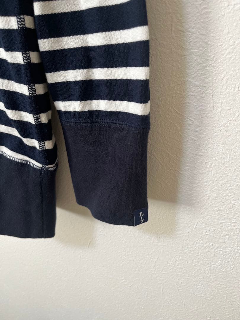 LOOPWHEELER ボーダー　長袖　L