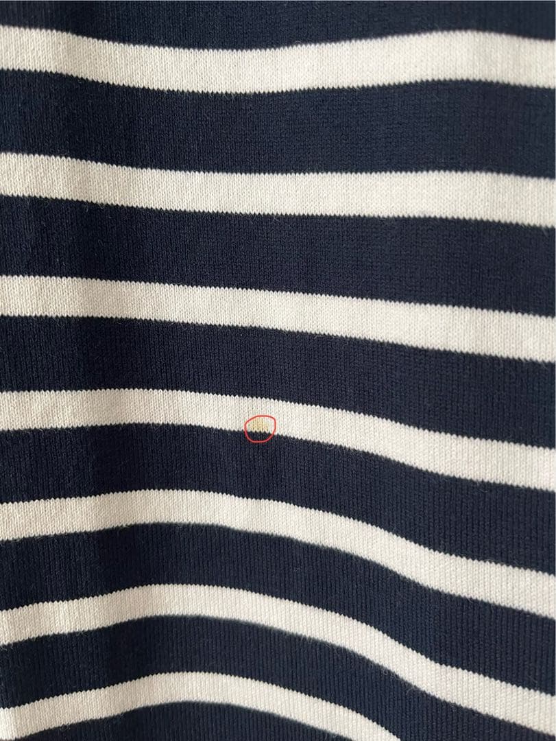 LOOPWHEELER ボーダー　長袖　L