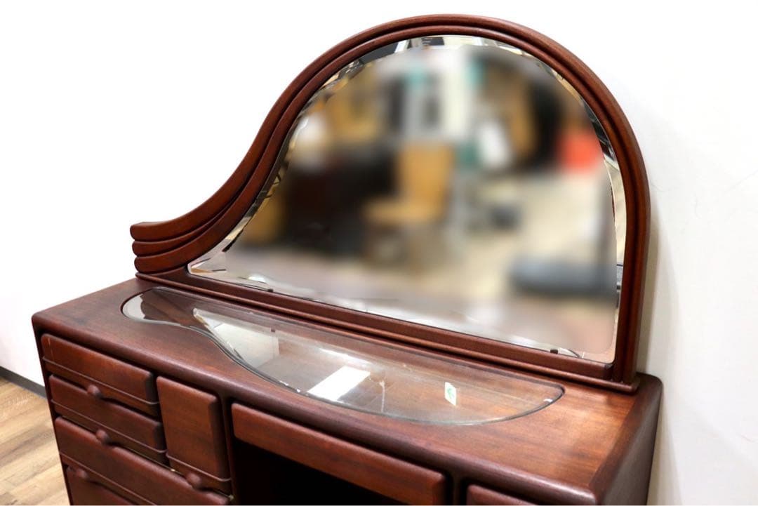 GMGK280○工房家具 和製ヴィンテージ ドレッサー 鏡台 化粧台 メイク台