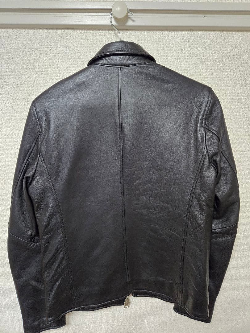 nano universe (ナノユニバース )羊革シングルライダースジャケット