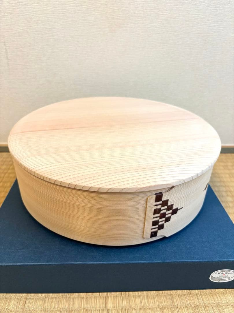 【新品未使用】柴田慶信商店　飯切　曲げわっぱ おひつ　杉　八寸