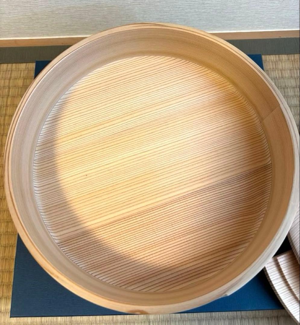 【新品未使用】柴田慶信商店　飯切　曲げわっぱ おひつ　杉　八寸