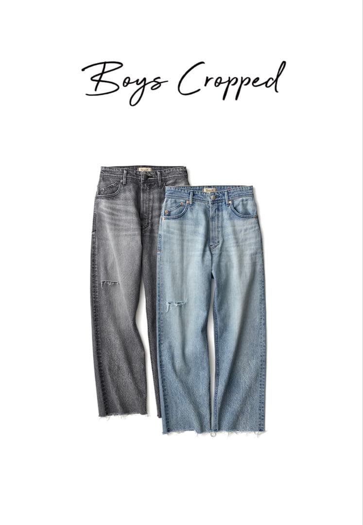 YANUK新品未使用ヤヌーク金子綾　ストレートデニム　グレー美脚定価34100円