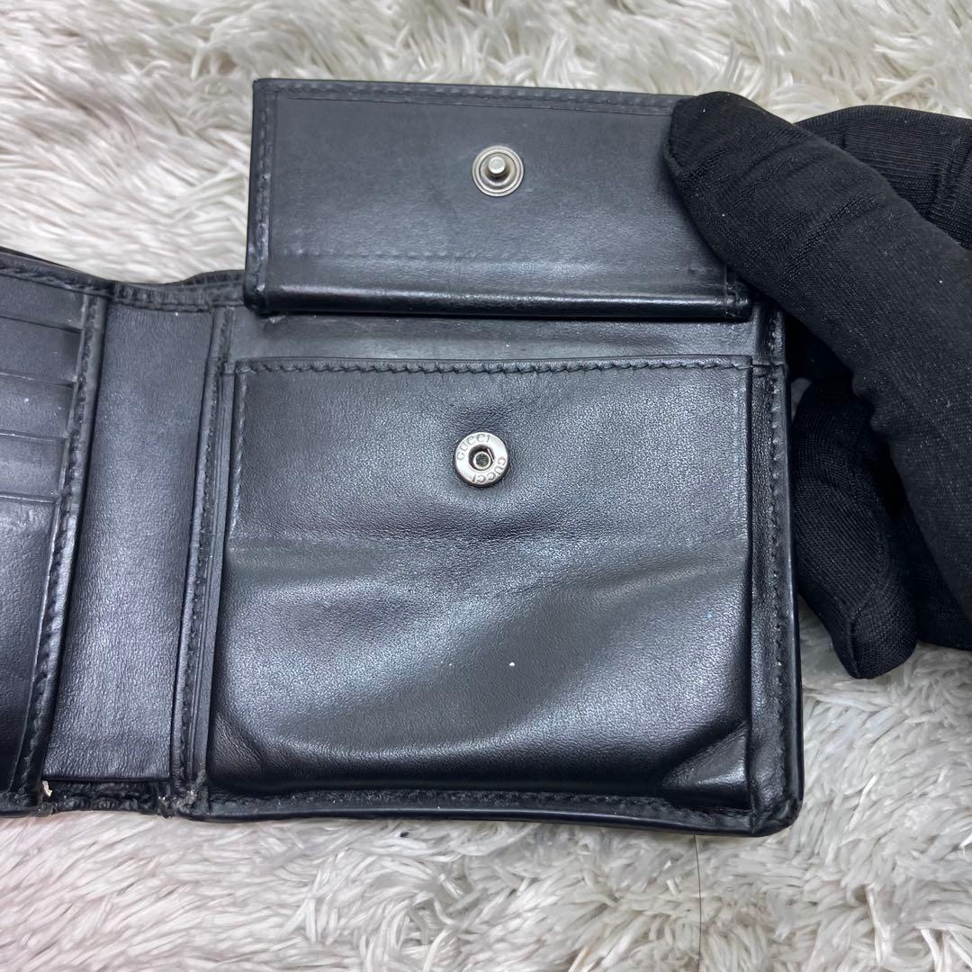 GUCCI キングスネーク GGスプリーム 二つ折り財布 GG柄 PVC ヘビ