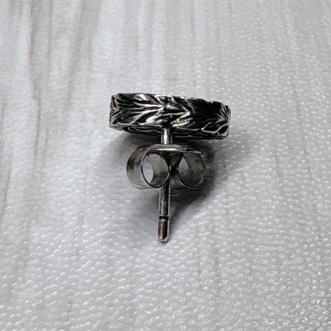 美品✨ GUCCI ピアス アラベスク インターロッキング GG 片耳 シルバー