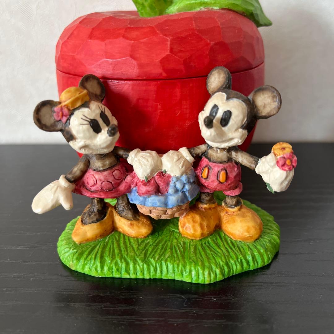 DISNEY ミッキーミニー小物入れ　陶器　割れ物