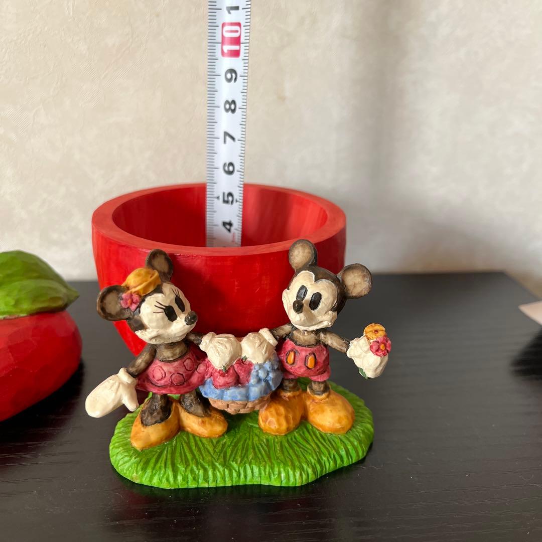 DISNEY ミッキーミニー小物入れ　陶器　割れ物