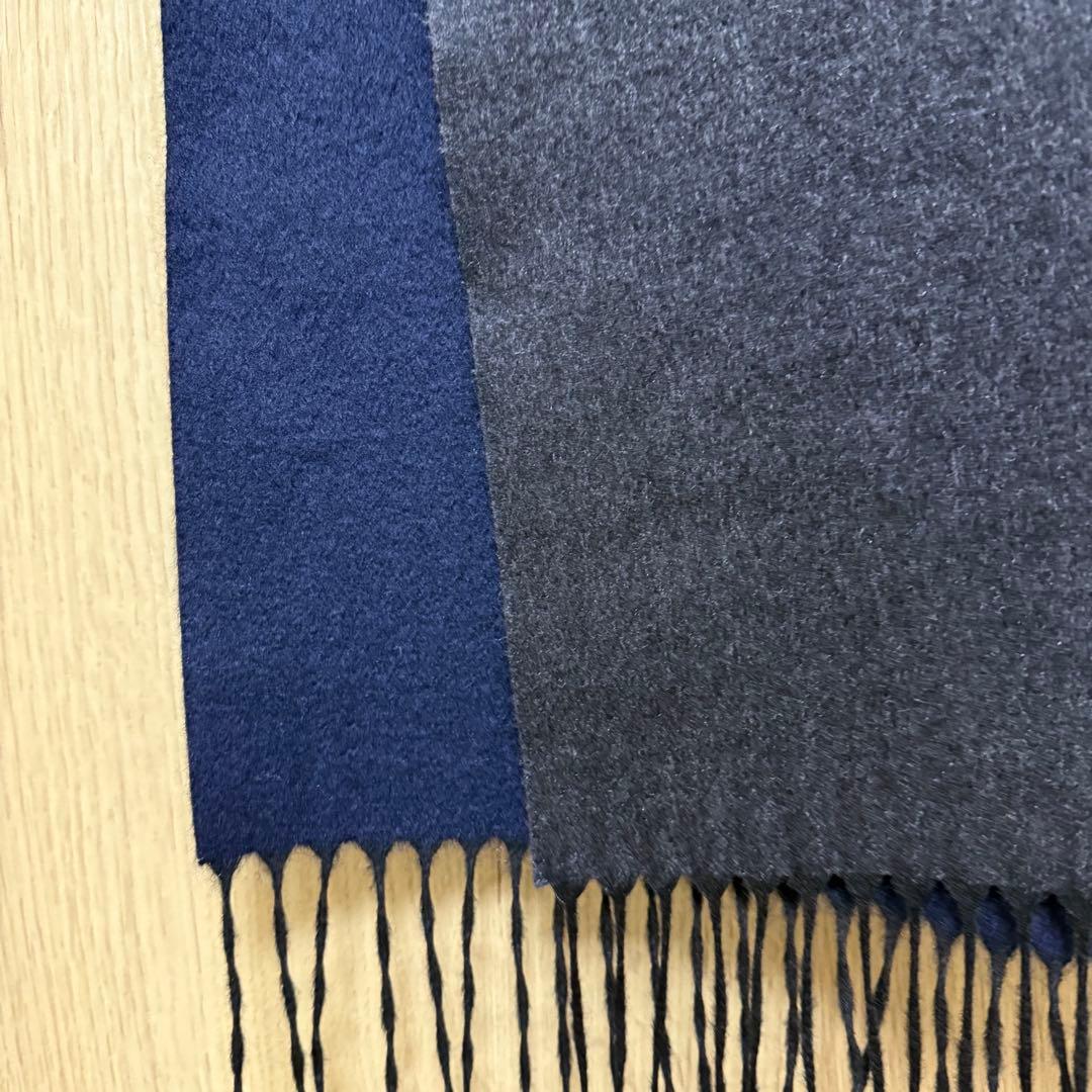 【未使用に近い】 PIACENZA ピアチェンツァ シルクカシミア マフラー