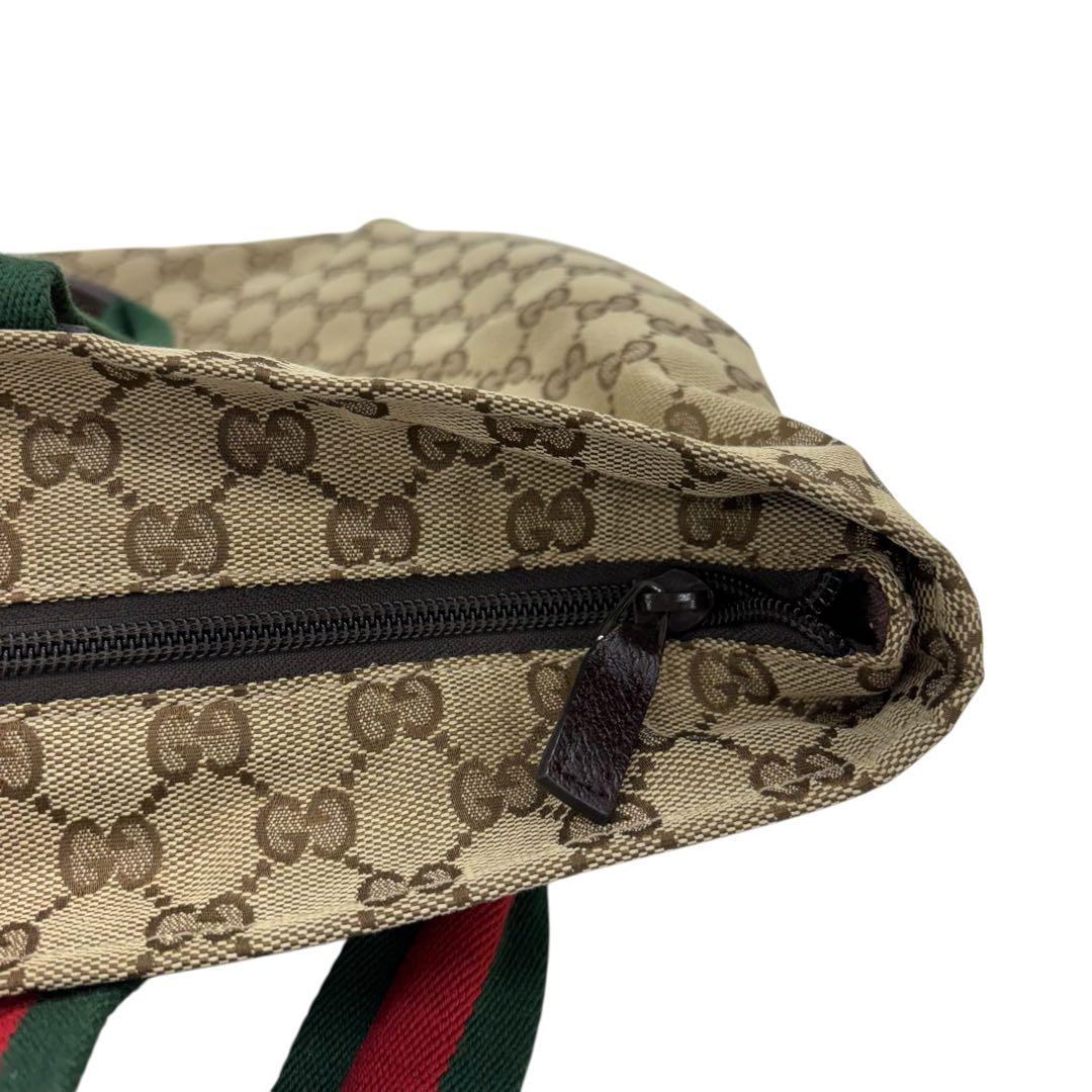 [鑑定済] グッチ GUCCI トートバッグ 131231 シェリーライン