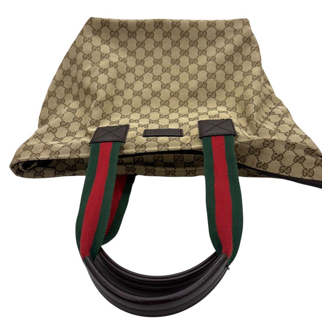 [鑑定済] グッチ GUCCI トートバッグ 131231 シェリーライン