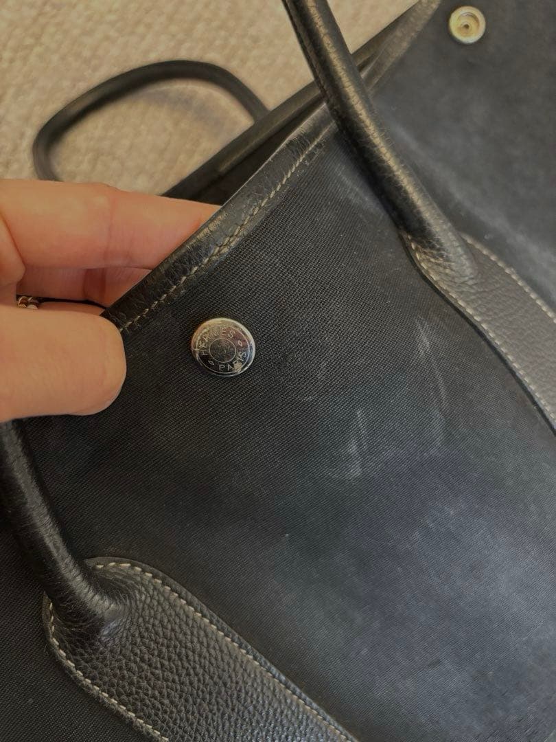 ガーデンパーティーPM エルメス　ブラック