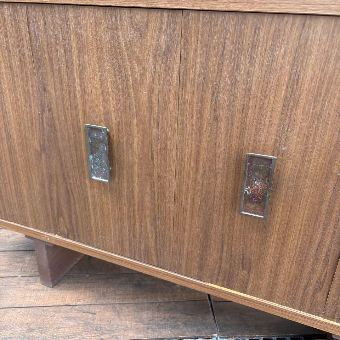 昭和レトロ サントリーウイスキー ミッドセンチュリー古家具 飾り棚 サイドボード