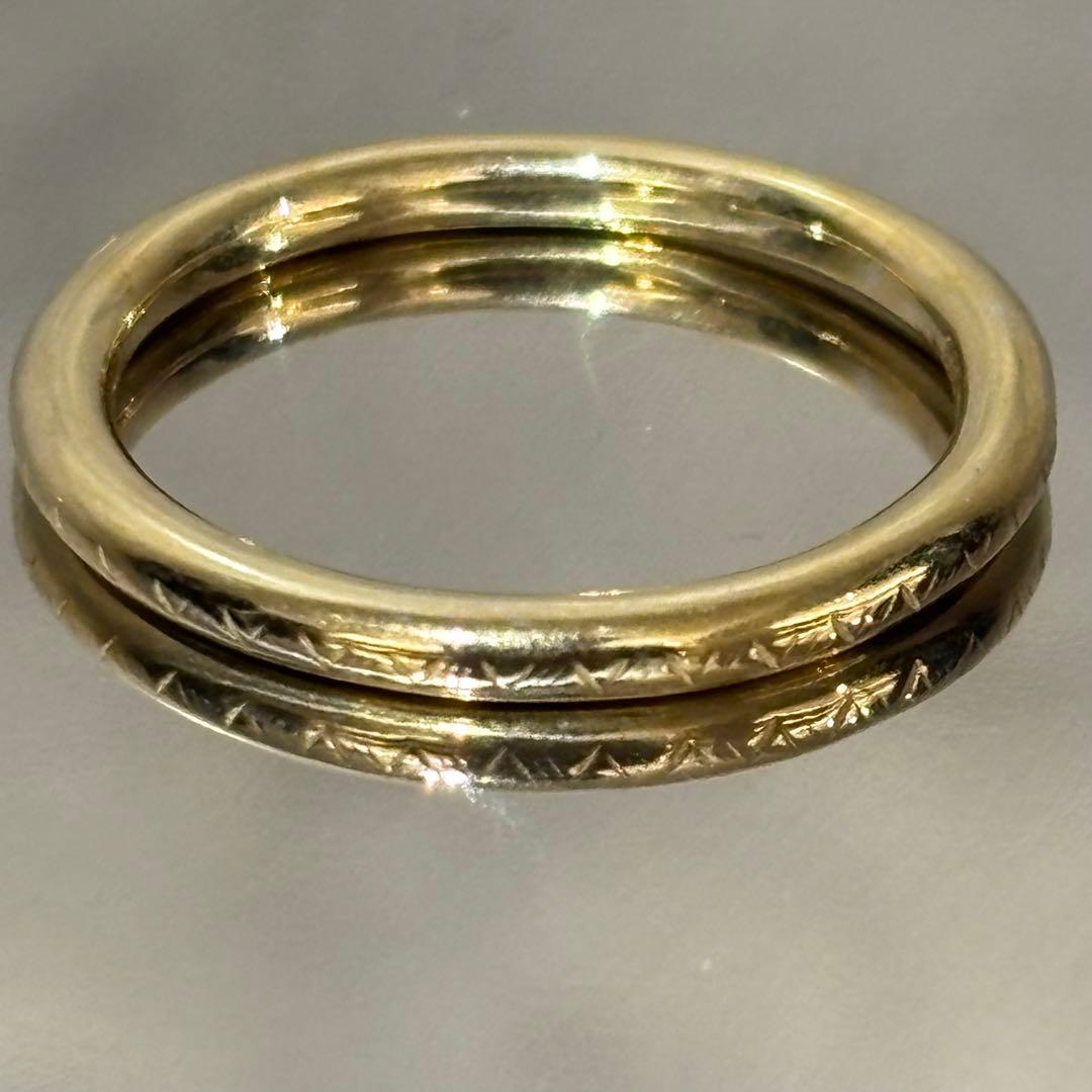 END CUSTOM JEWELLERS エンド リング 3連 ソロイスト