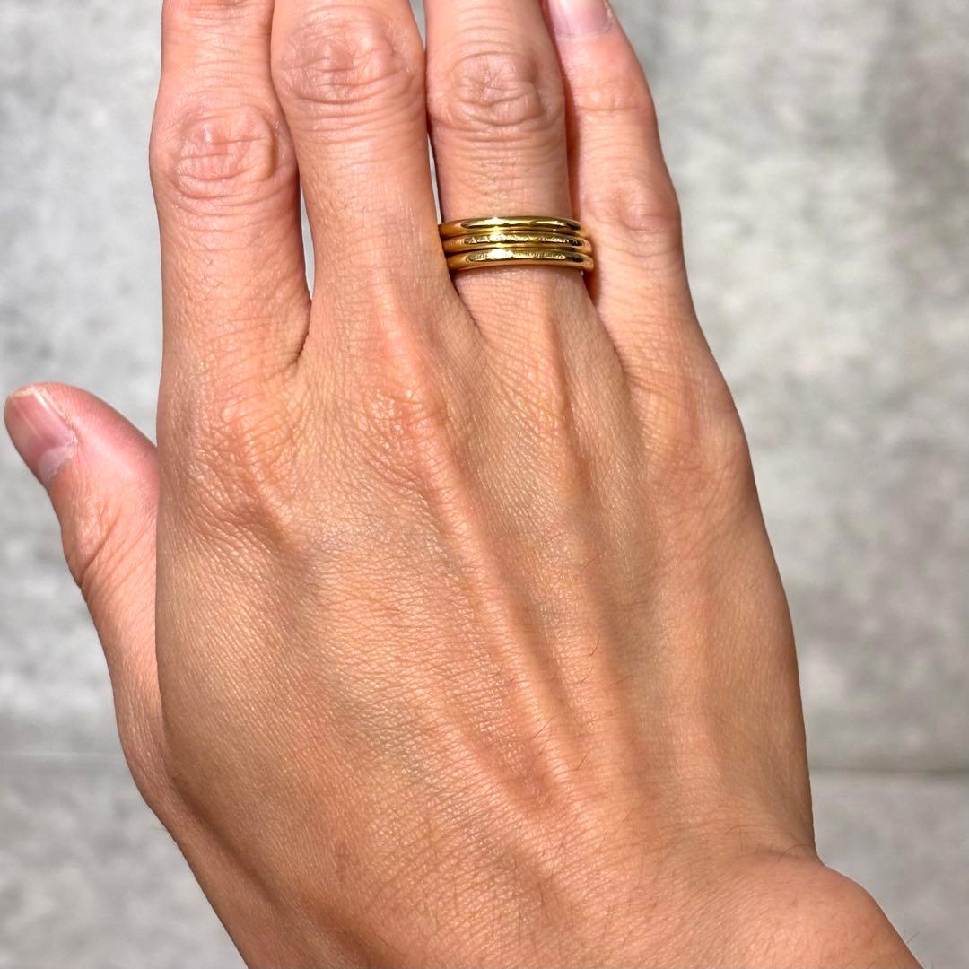 END CUSTOM JEWELLERS エンド リング 3連 ソロイスト