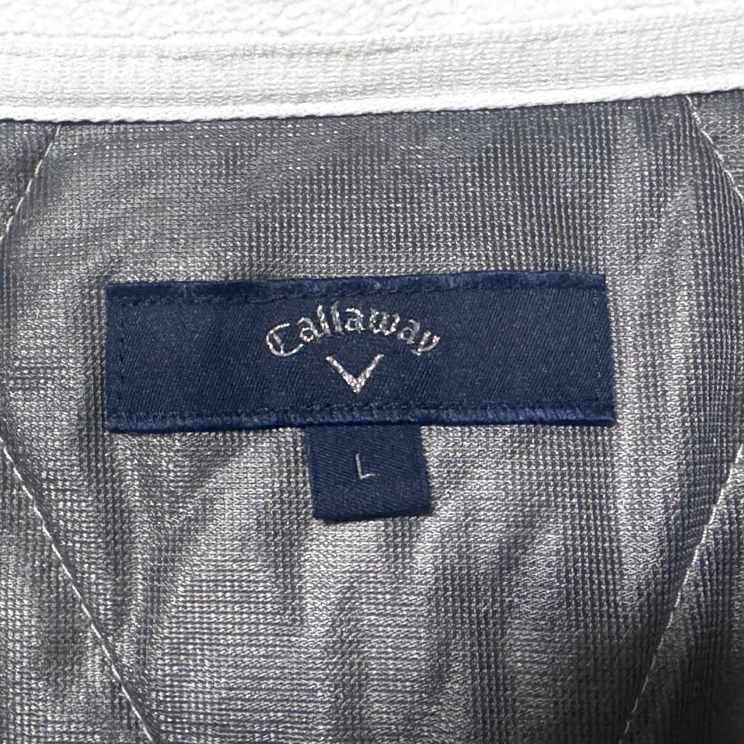 Callaway キャロウェイ 中わた フルジップ ジャケット ホワイト L