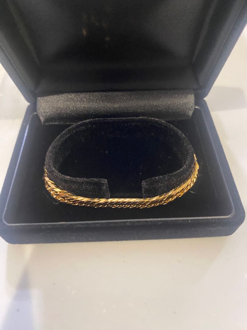 K18 喜平8面トリプルブレスレット20.2g造幣局マーク刻印入