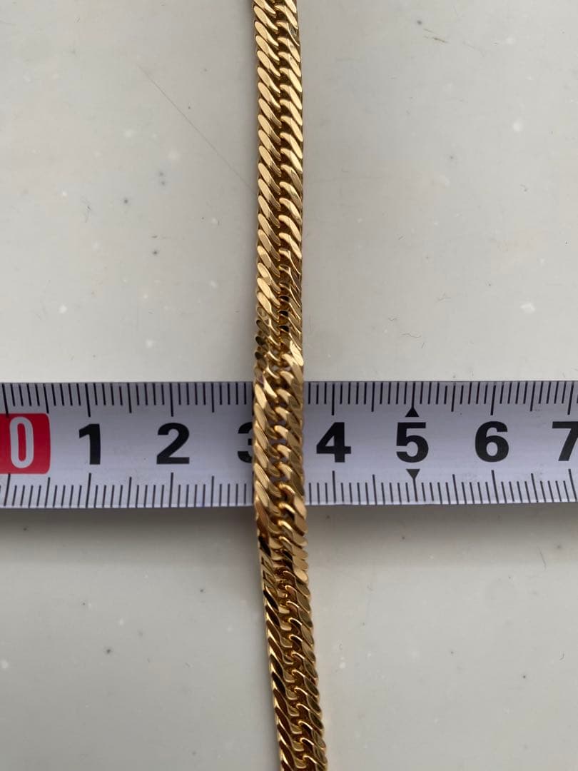 K18 喜平8面トリプルブレスレット20.2g造幣局マーク刻印入