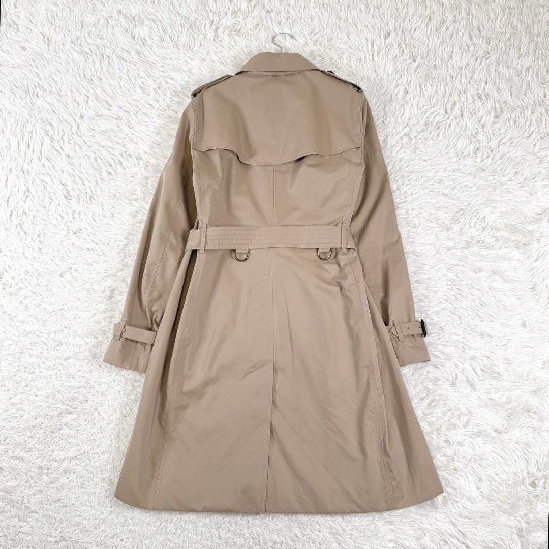 大きい バーバリー ケンジントン トレンチコート ロング メガチェック XL