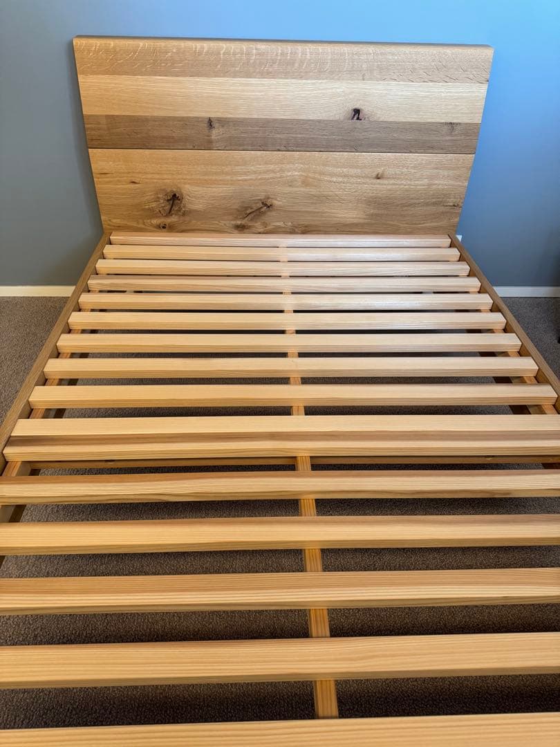 飛騨産業 HIDA 月光 セミダブルベッドフレーム