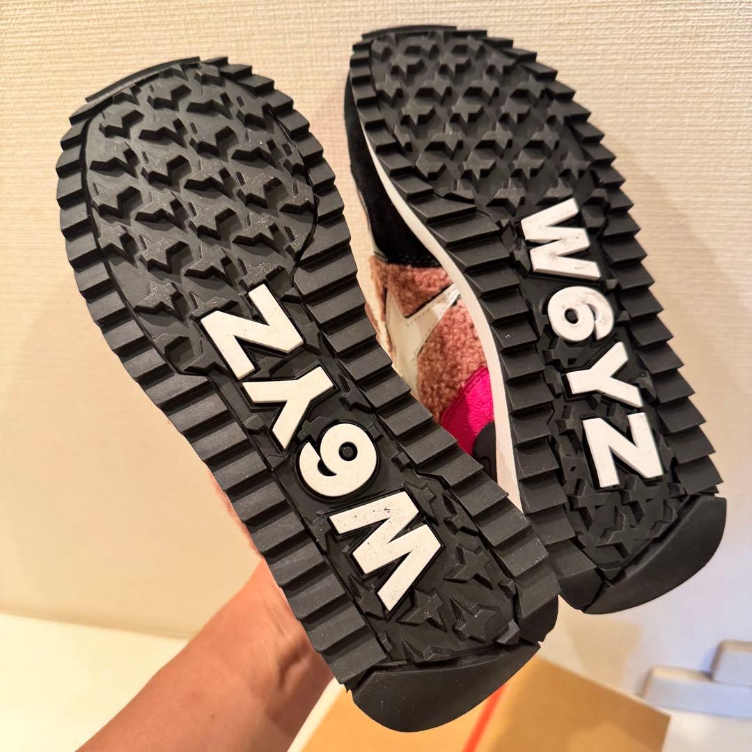 EU37 新品箱付き　W6YZ ウィズ YAK-W カラフル 厚底スニーカー