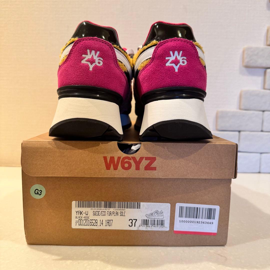 EU37 新品箱付き　W6YZ ウィズ YAK-W カラフル 厚底スニーカー