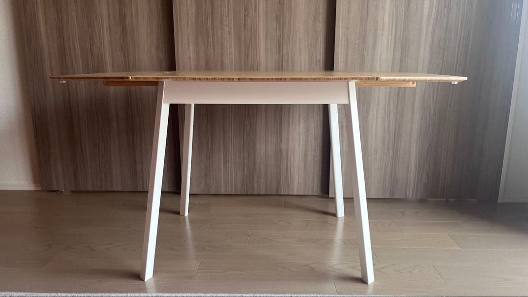 IKEA PS 2012 ダイニングテーブル 竹 ホワイト ナチュラル