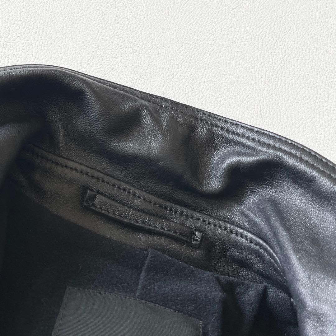 ▼極美品✨TRUNO by NOISEMAKERライダースジャケット ラムレザー