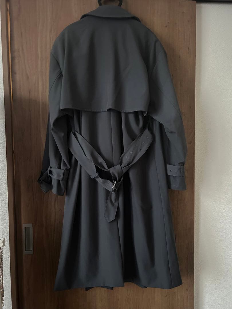【美品】Loose/ルース モードオーバー ハイネックトレンチコート