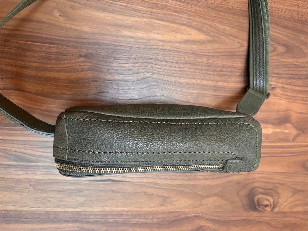 土屋鞄　トーンオイルヌメ ボディーポシェット　カーキグリーン