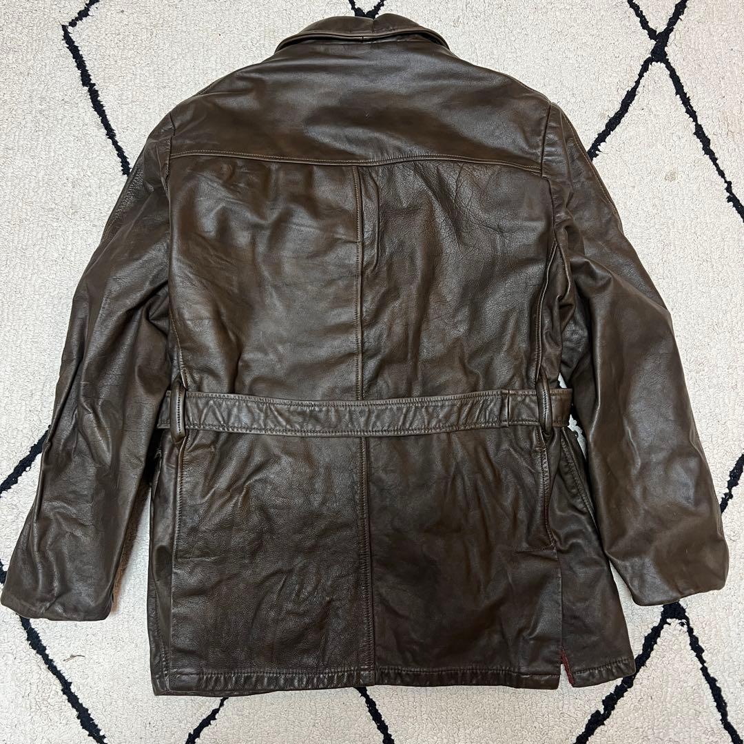 schott 60s 40 レザーコート カーコート ビンテージ ライダース