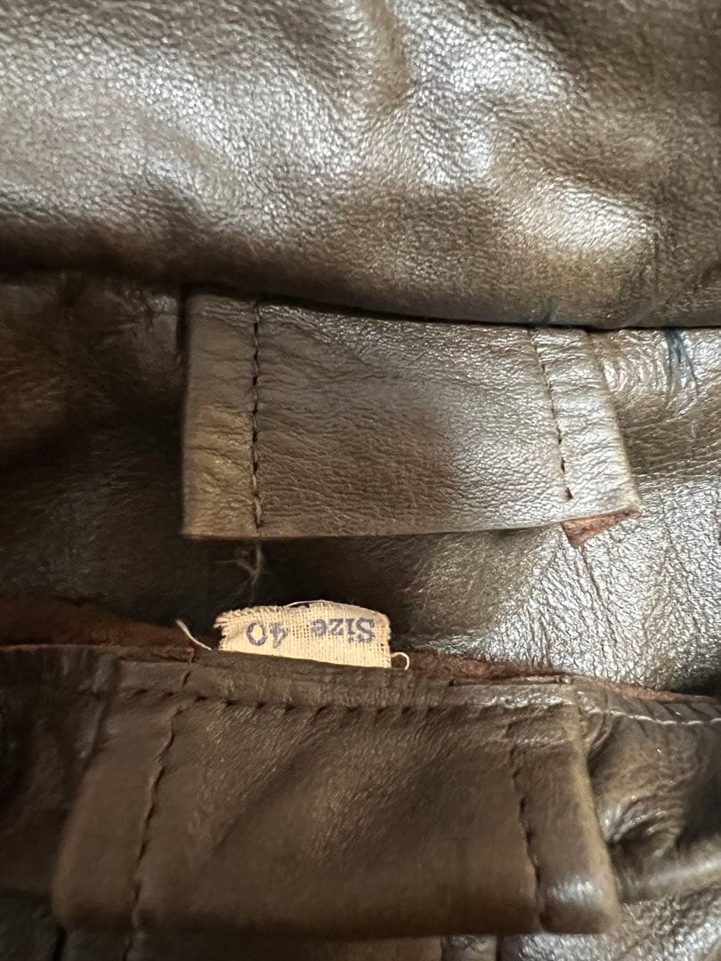 schott 60s 40 レザーコート カーコート ビンテージ ライダース