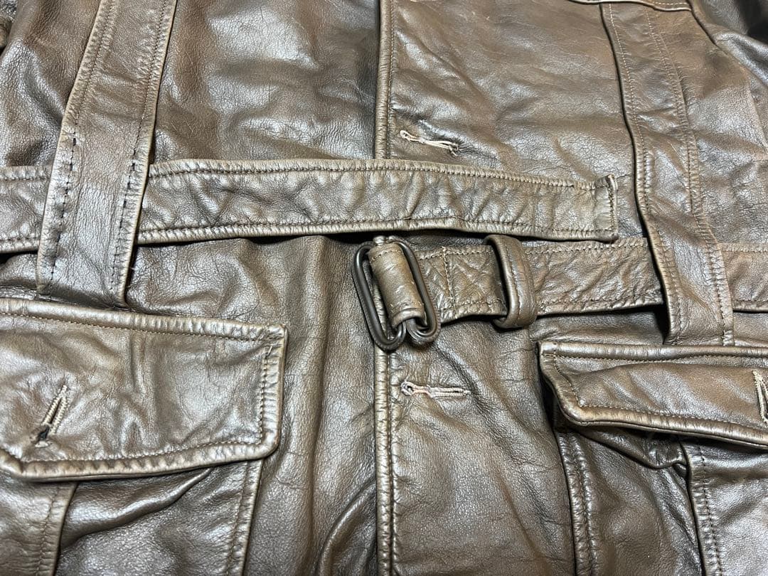 schott 60s 40 レザーコート カーコート ビンテージ ライダース