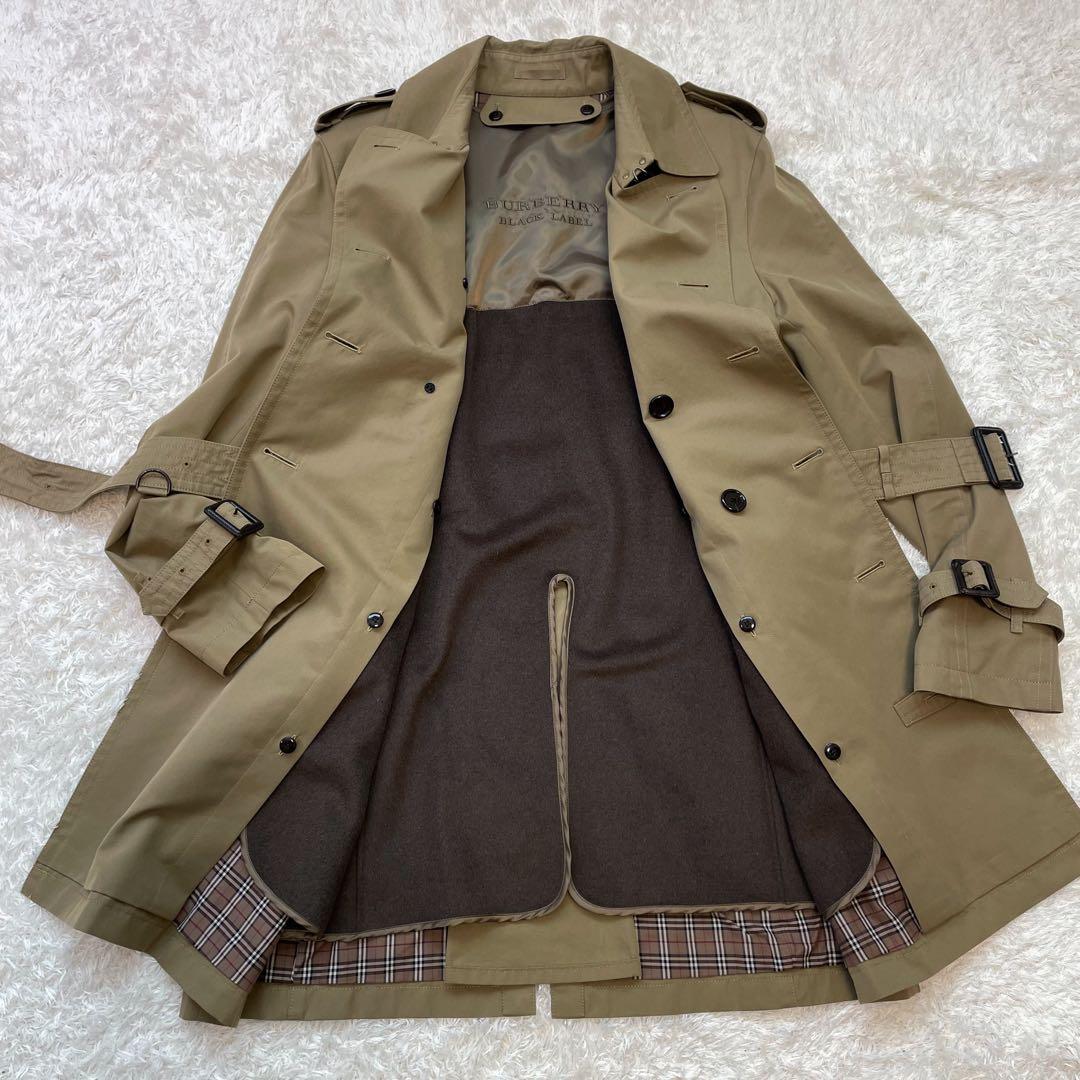 【極美品】バーバリーブラックレーベル トレンチコート ライナー メンズ L