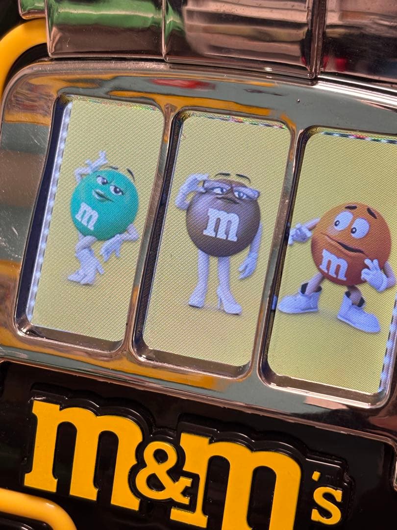 m&m's ラスベガス限定 電子スロットマシン ディスペンサー デジタルスロット