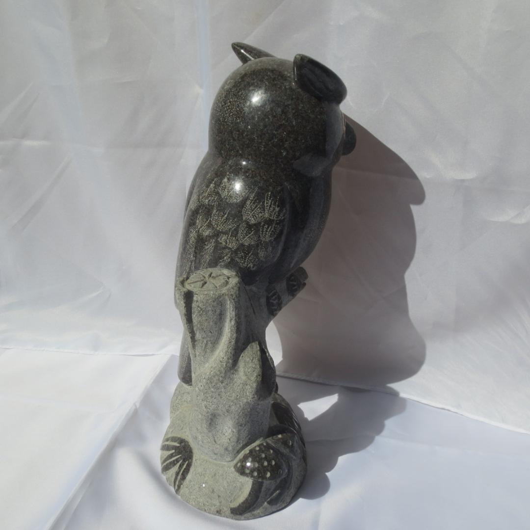 置物 フクロウ ふくろう 梟 オブジェ 福郎  玄関 看板  縁起物