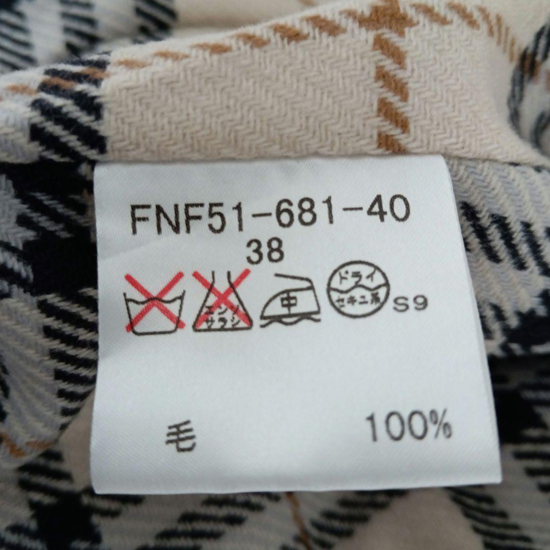 バーバリーブルーレーベル トレンチコート ノバチェック ライナー 38 ロング