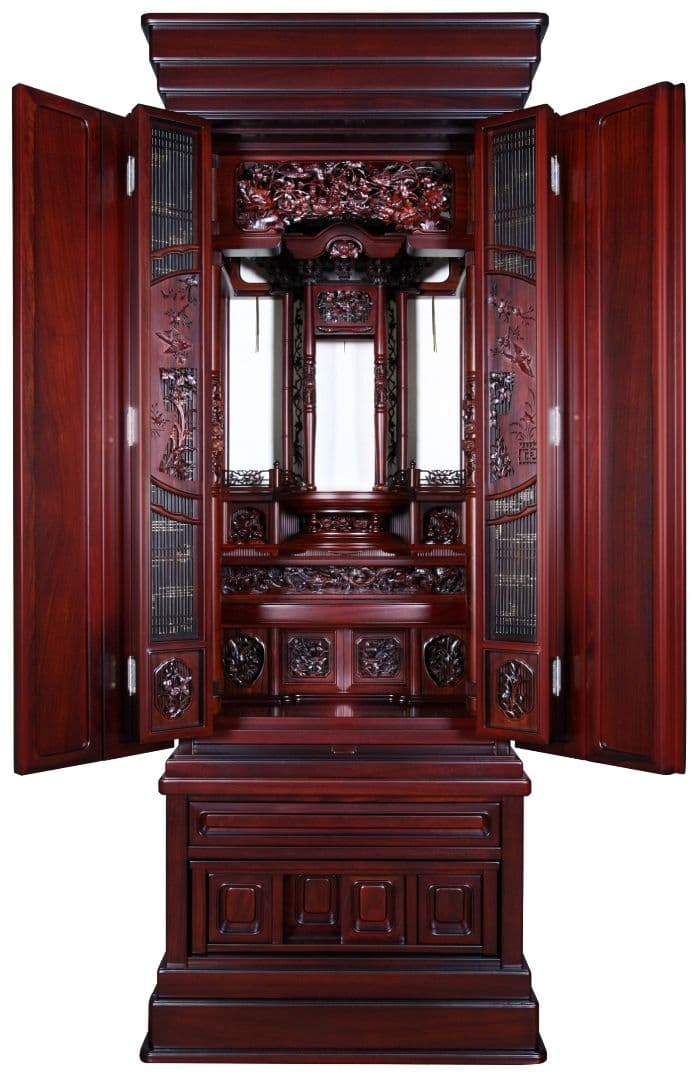 仏壇 紫檀 唐木 18号 サイズ 徳島仏壇