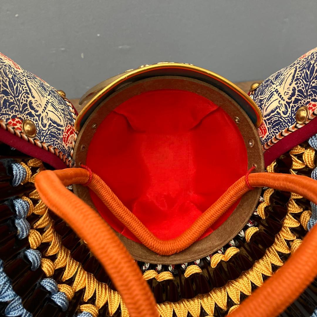 A-2 昭和レトロ 五月人形 兜飾り 雄山作 大鍬形 10号程度 伝統工芸