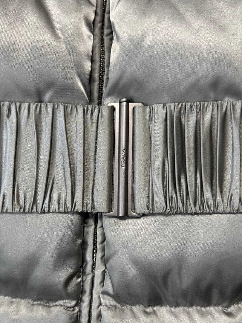 極美品✨ PRADA プラダ ダウンコート フォックスファー 38 レディース