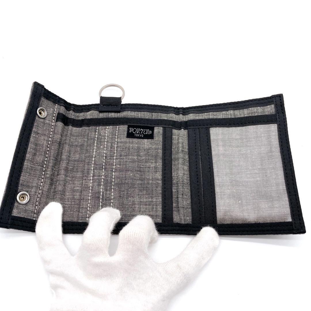 廃盤 希少 美品 PORTER Levi's コラボ 財布 三つ折り