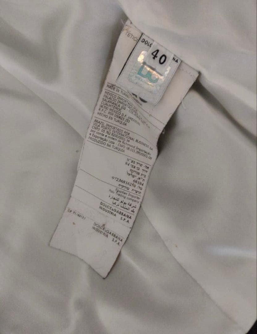 neqr着 D＆G シングルライダースジャケット 40