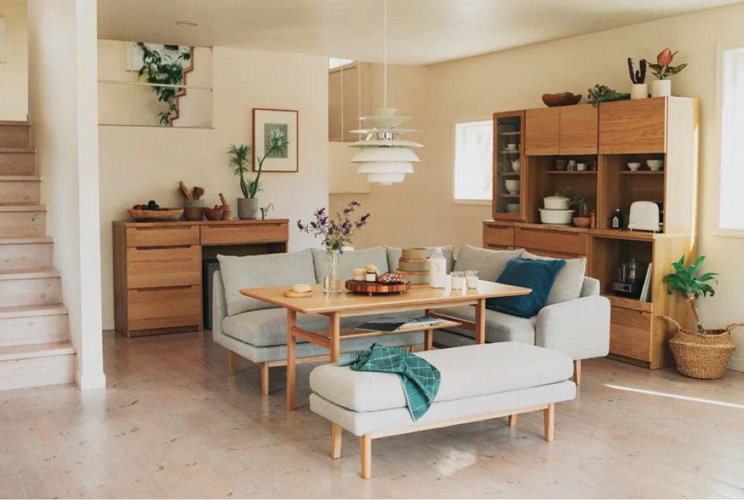 unico LOM（ロム）ソファ ベンチバックレスト W1200