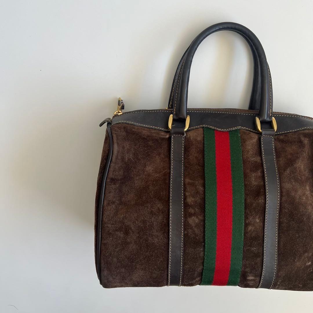 バッグ OLD GUCCI SHERRY LINE BOSTON HAND BAG
